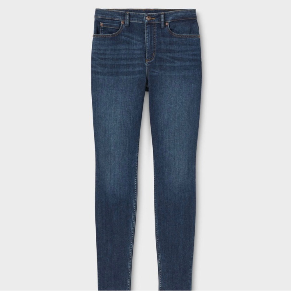 MNG Denim Womens Dark Wash High Rise Ankle Jeans Size 12